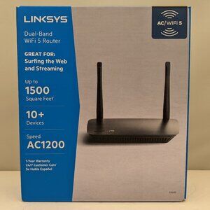 Linksys AC1200 1.2 Gbps Speed WiFi Router - E5400